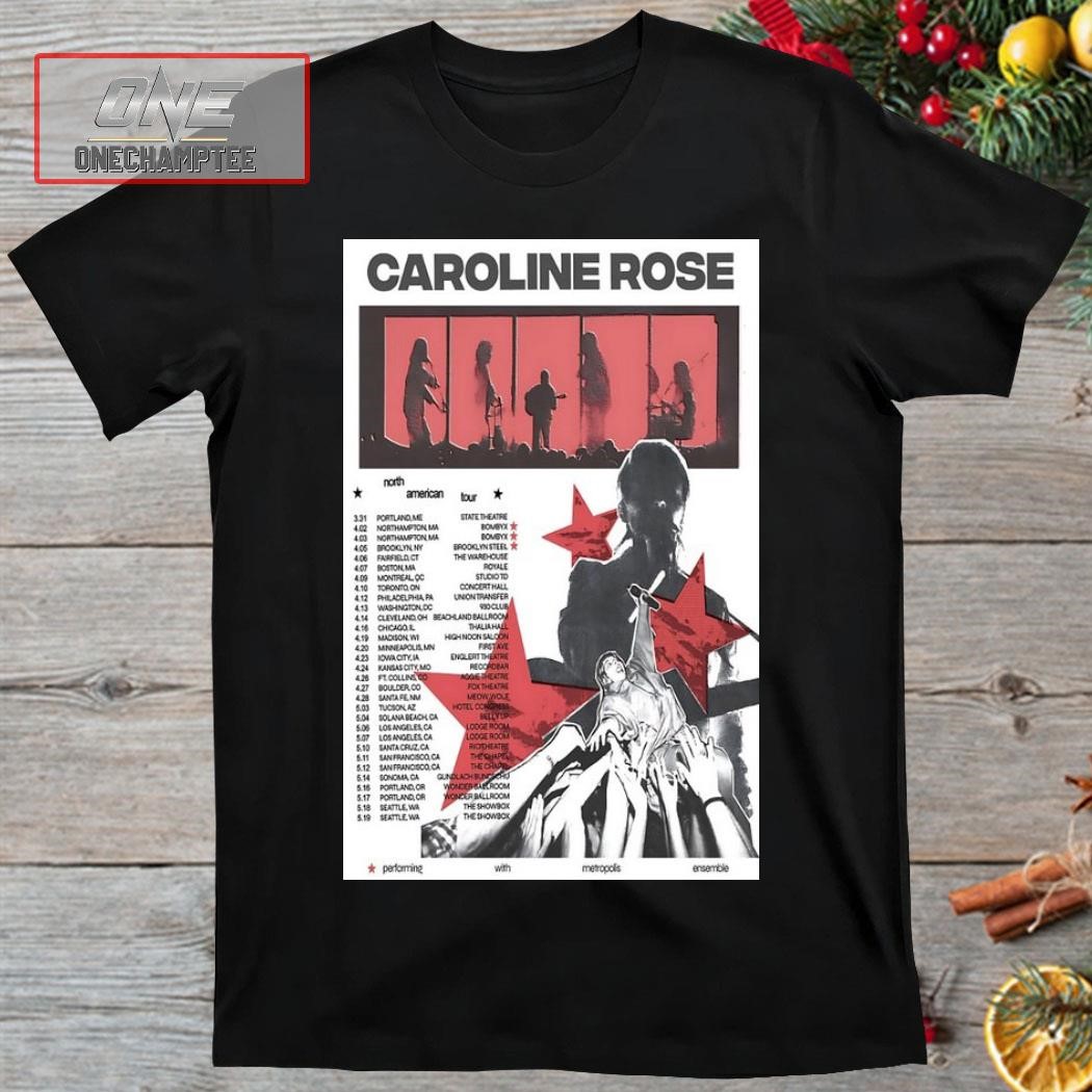 Caroline Rose North American 2024 Tour Poster Shirt