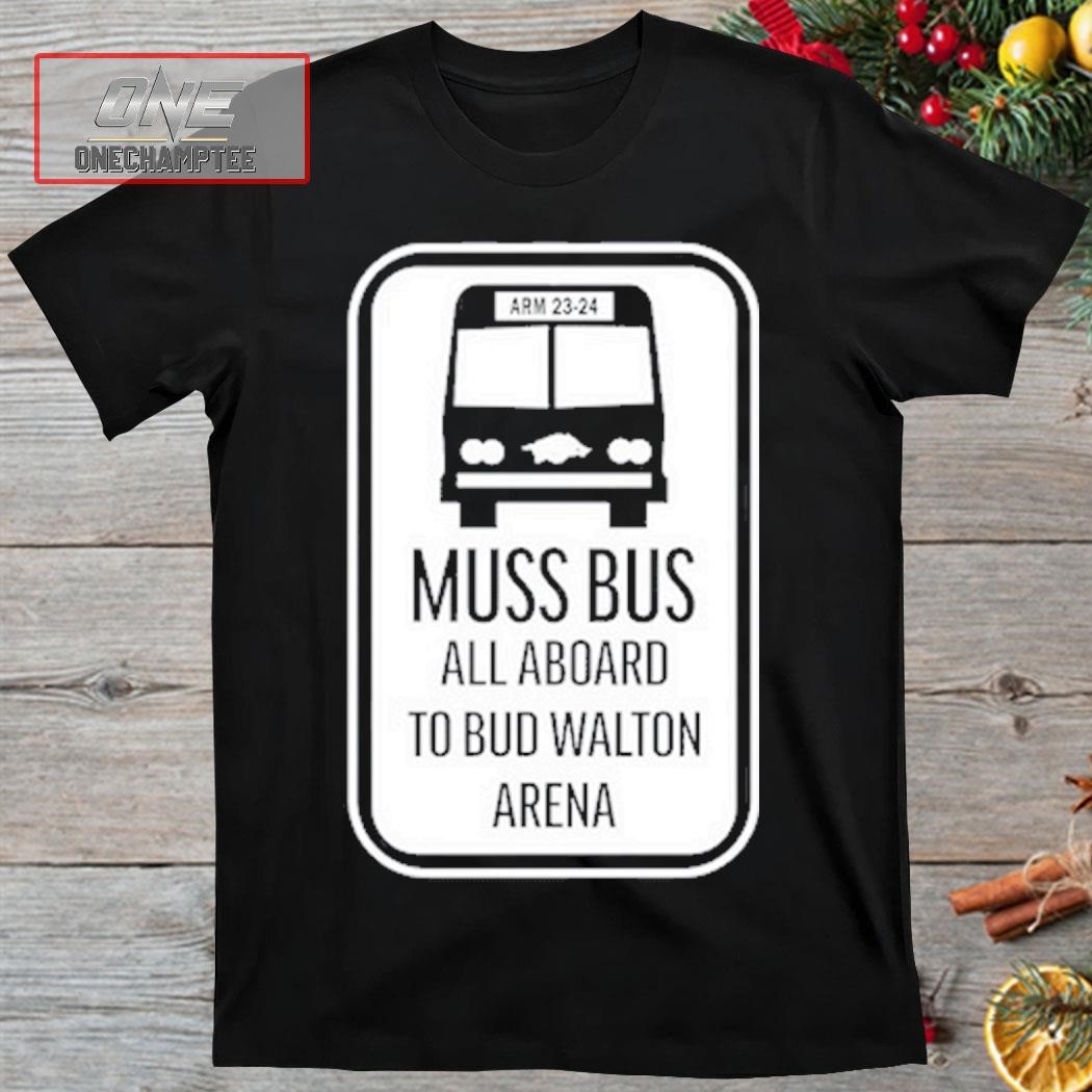 Chandler Lawson Wearing Muss Bus All Aboard To Bud Walton Arena Shirt