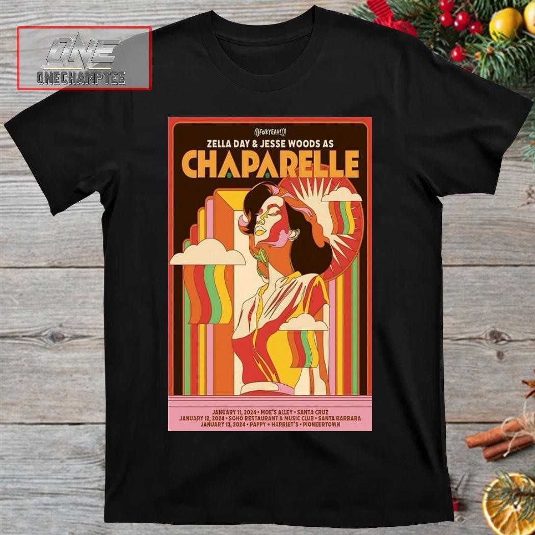 Chaparelle Zella Day & Jesse Woods AS Tour 2024 Poster Shirt