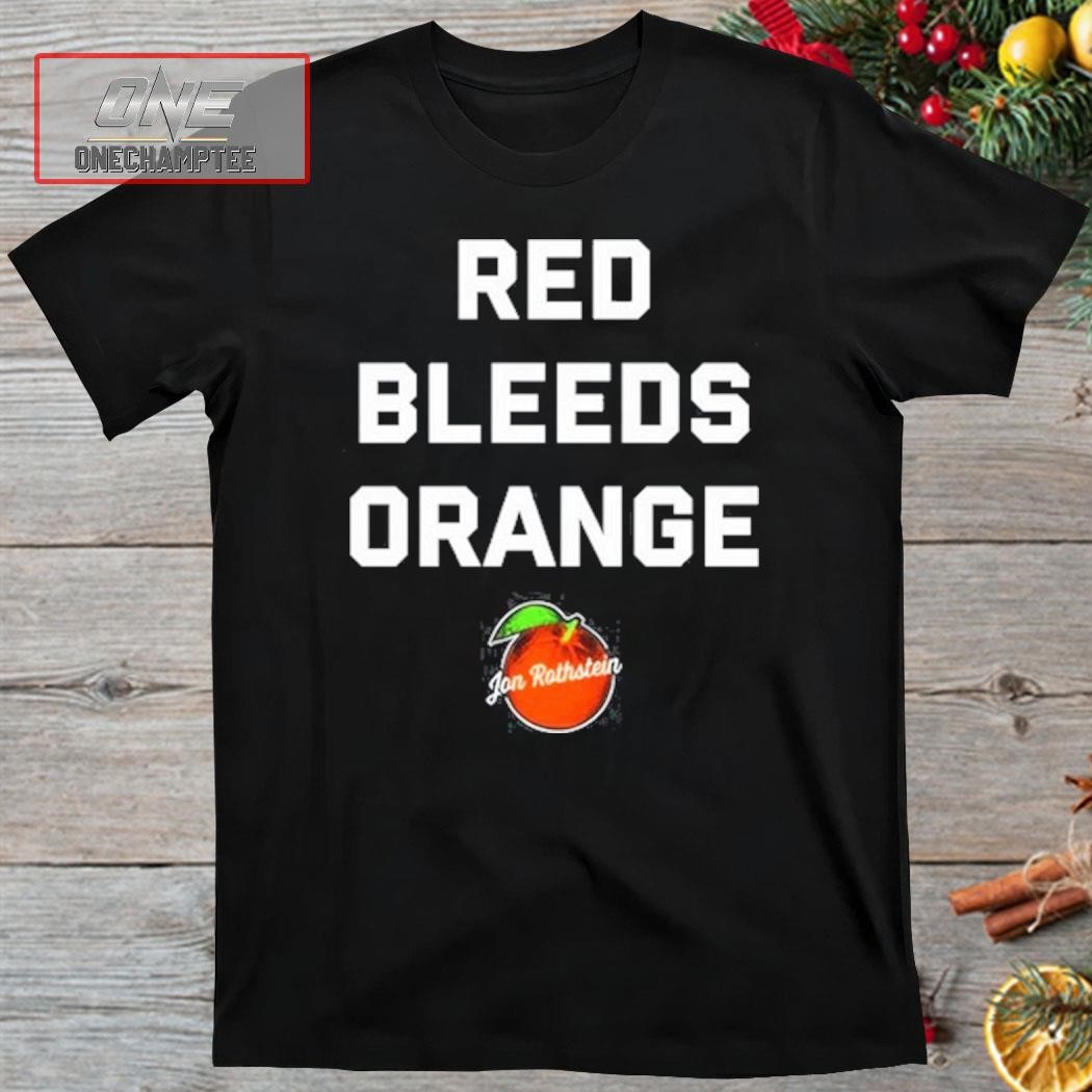 Collegehoops Red Bleeds Orange Shirt