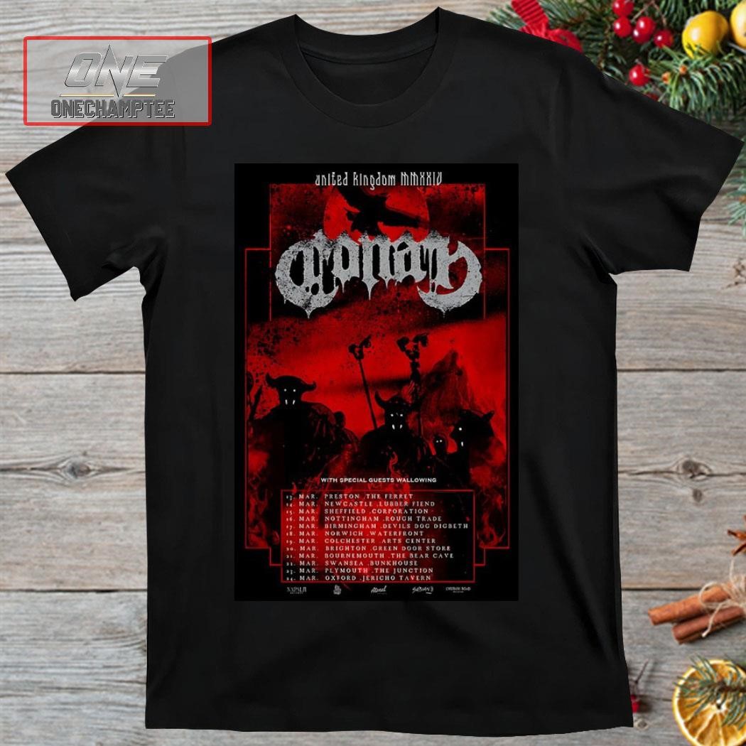 Conan With Wallowing March 2024 Tour UK Poster Shirt