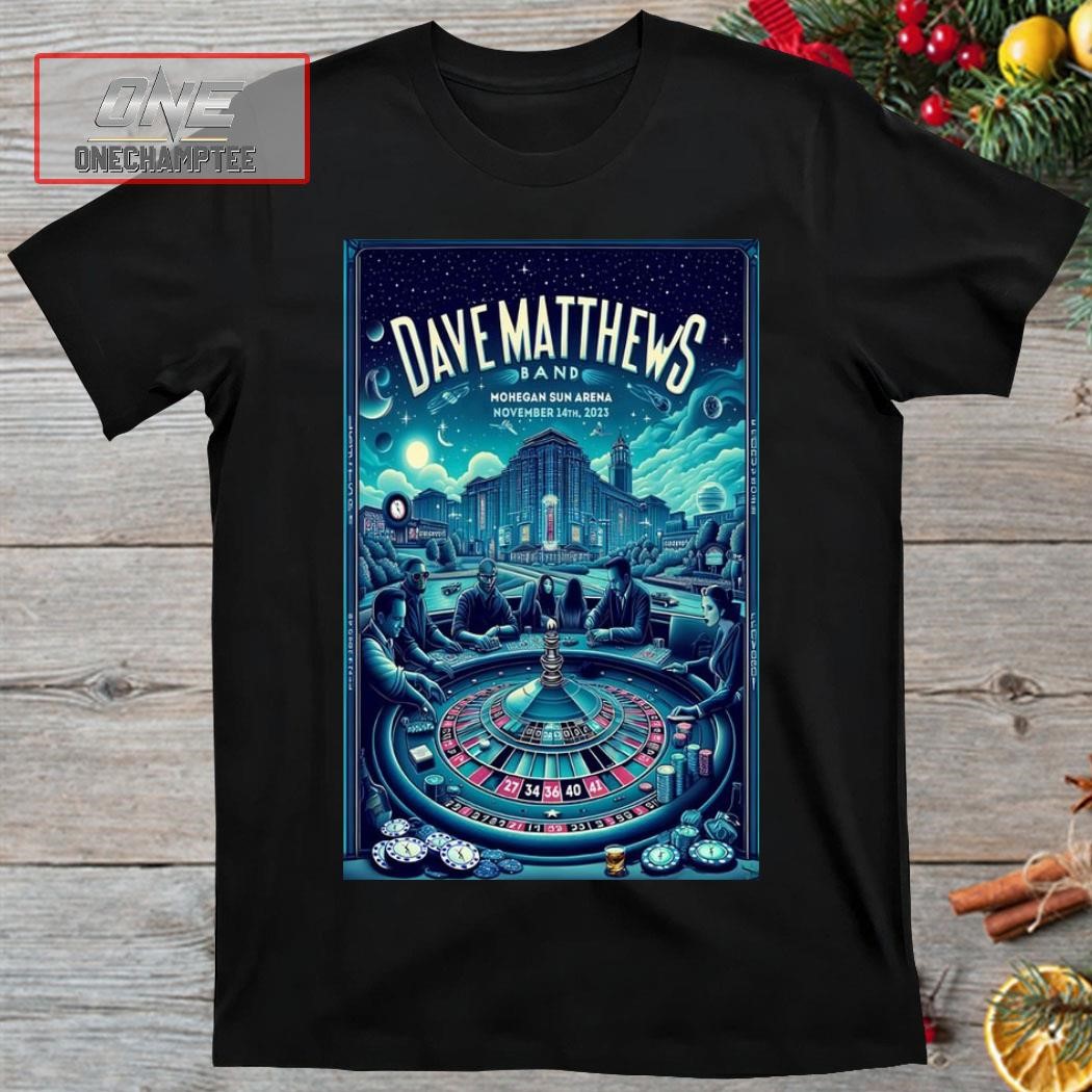 Dave Matthews Band Mohegan Sun Arena Uncasville, CT November 14, 2023 Poster Shirt