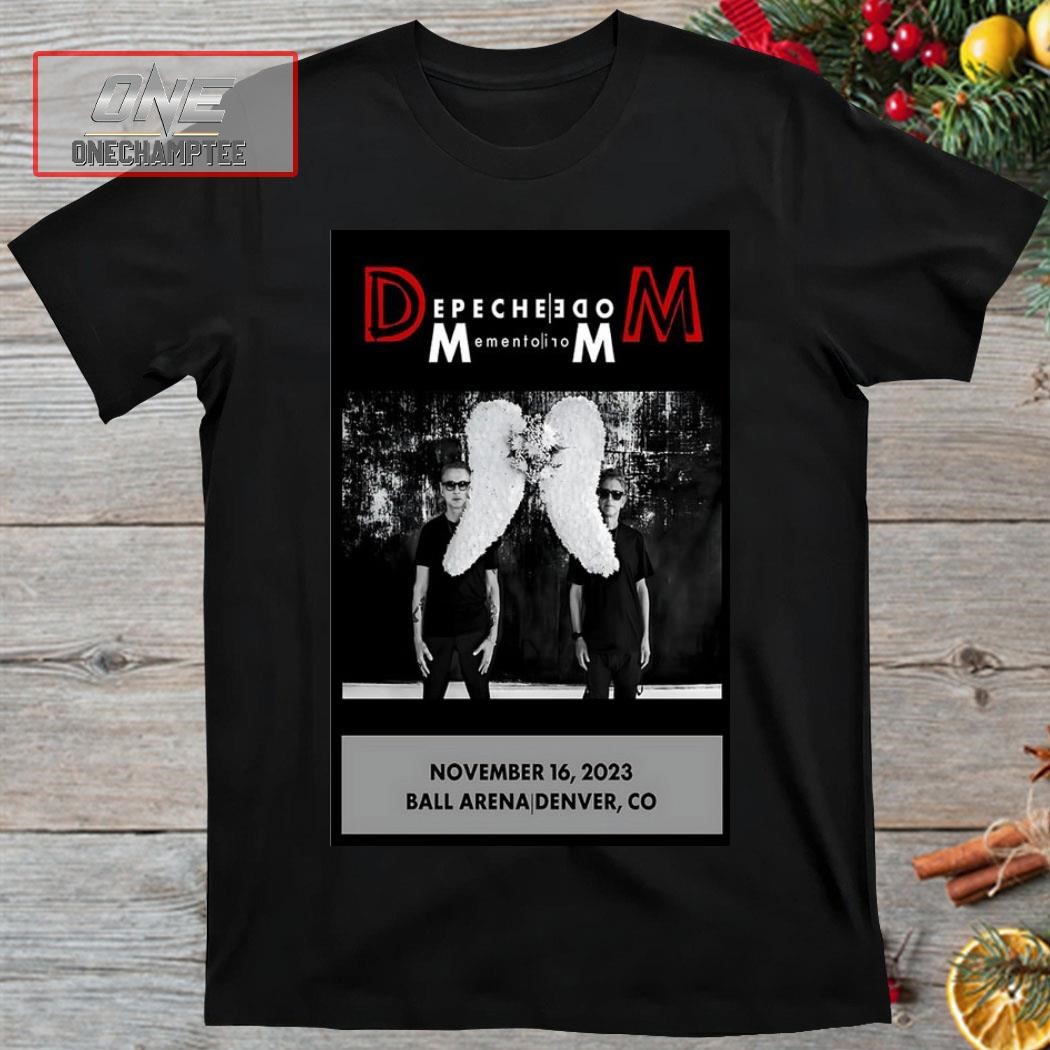 Depeche Mode 11.16.23 Ball Arena Denver, CO Poster Shirt