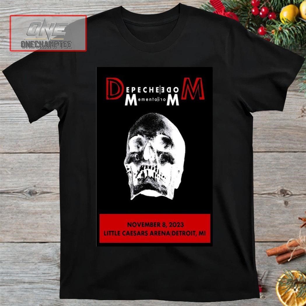 Depeche Mode Memento Mori Tour The Little Caesars Arena Detroit, MI Nov 08, 2023 Poster Shirt