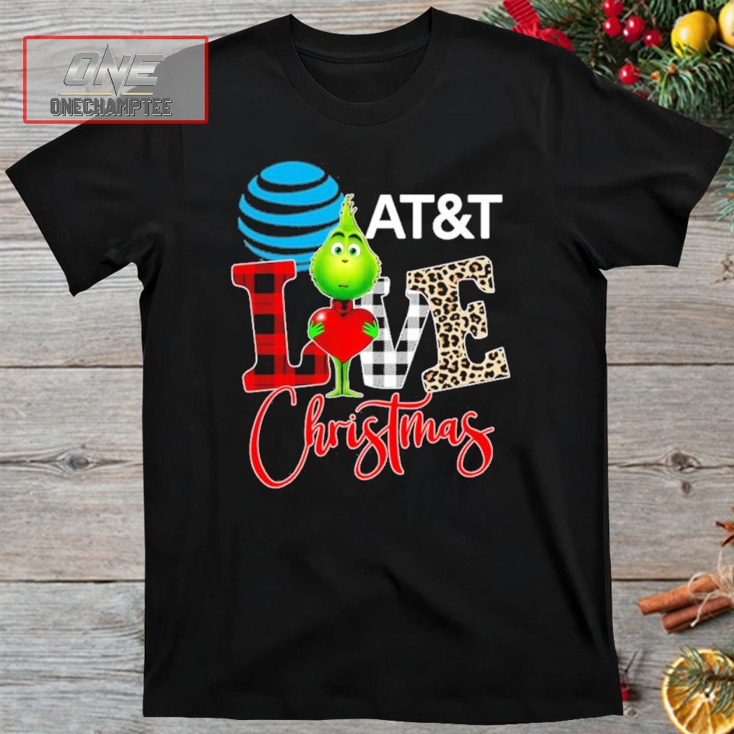 Grinch AT&T Mexico Logo Love Christmas Shirt