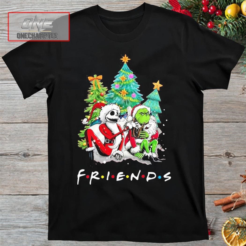 Grinch and Jack Skellington Friends Christmas Shirt