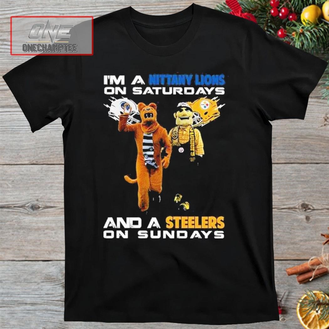 I’m A Nittany Lions On Saturdays And A Steelers On Sundays Shirt