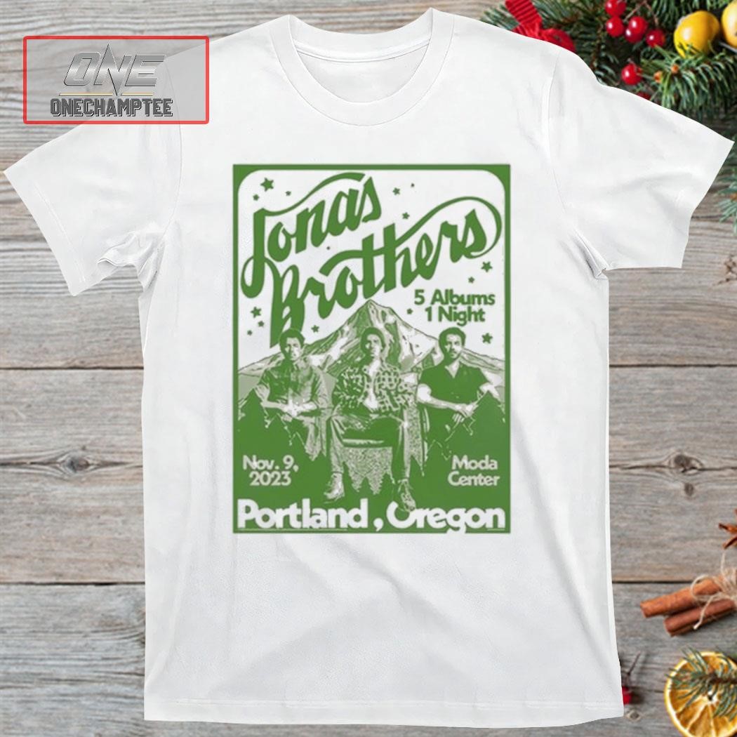 Jonas Brothers Nov 9, 2023 Portland Event Tour Shirt