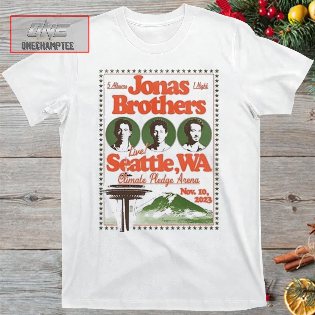Jonas Brothers Tour 2023 Seattle, WA Shirt