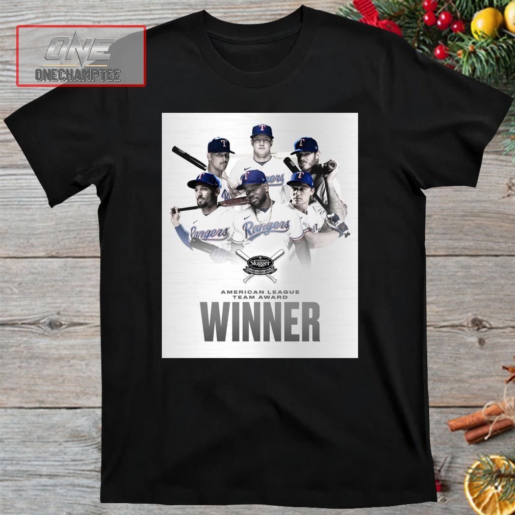 MLB Silver Slugger Squad Texas Rangers Is American League Team Award Winner 2023 Home Decor Poster Shirt