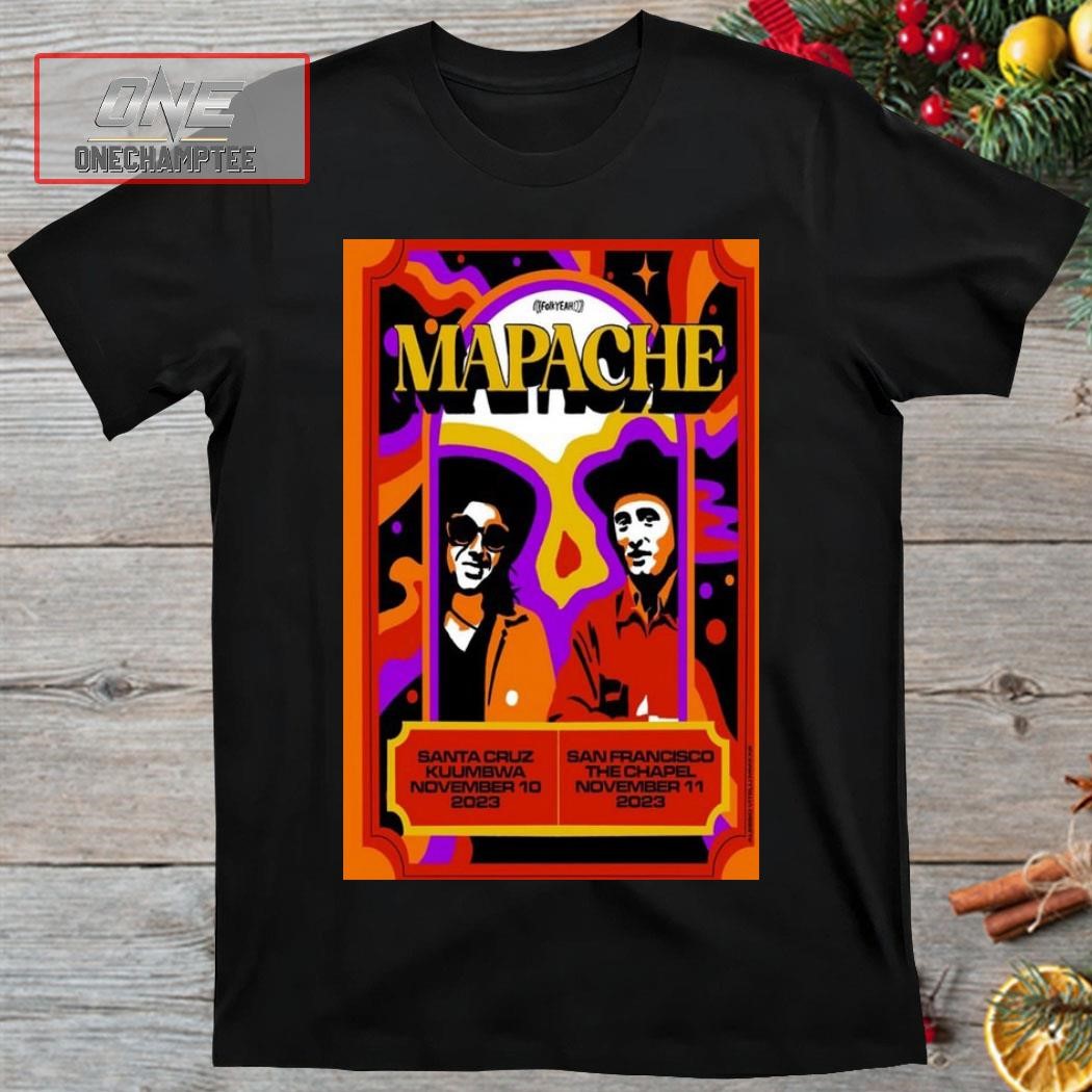 Mapache Kuumbwa Jazz Center, Santa Cruz, CA November 10, 2023 Event Poster Shirt