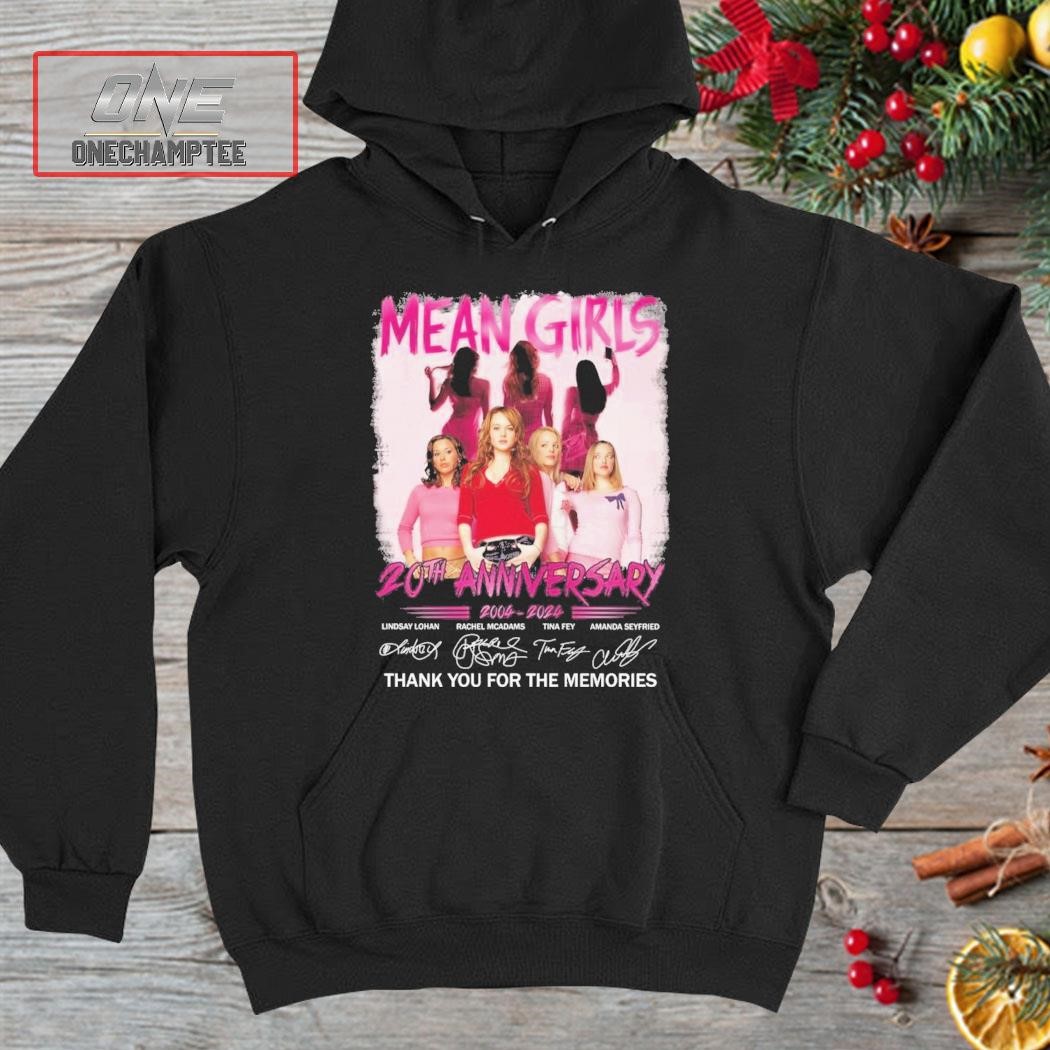 Mean Girls 20th Anniversary 2004 – 2024 Thank You For The Memories Shirt,  hoodie, long sleeve tee