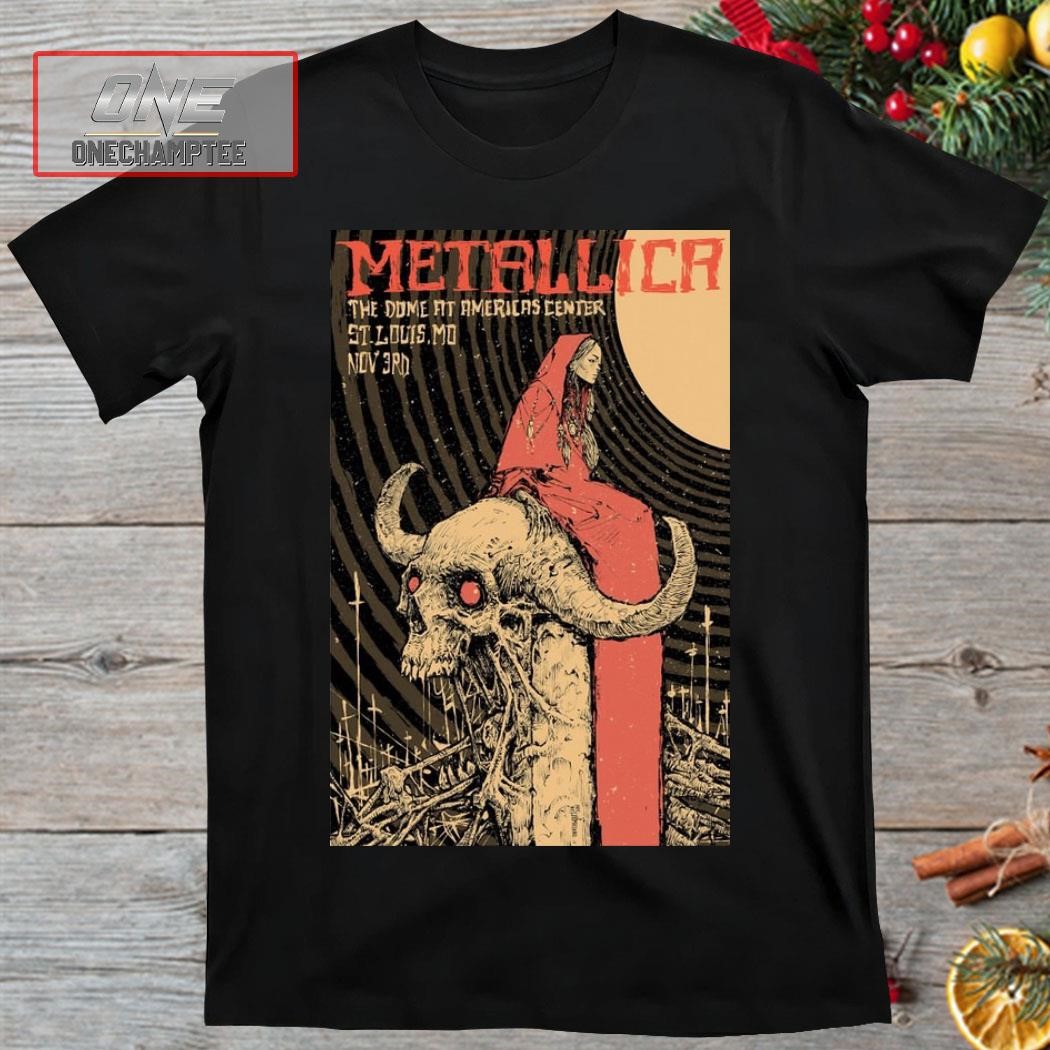 Metallica Nov 05, 2023 St. Louis, Mo T-shirt in 2023