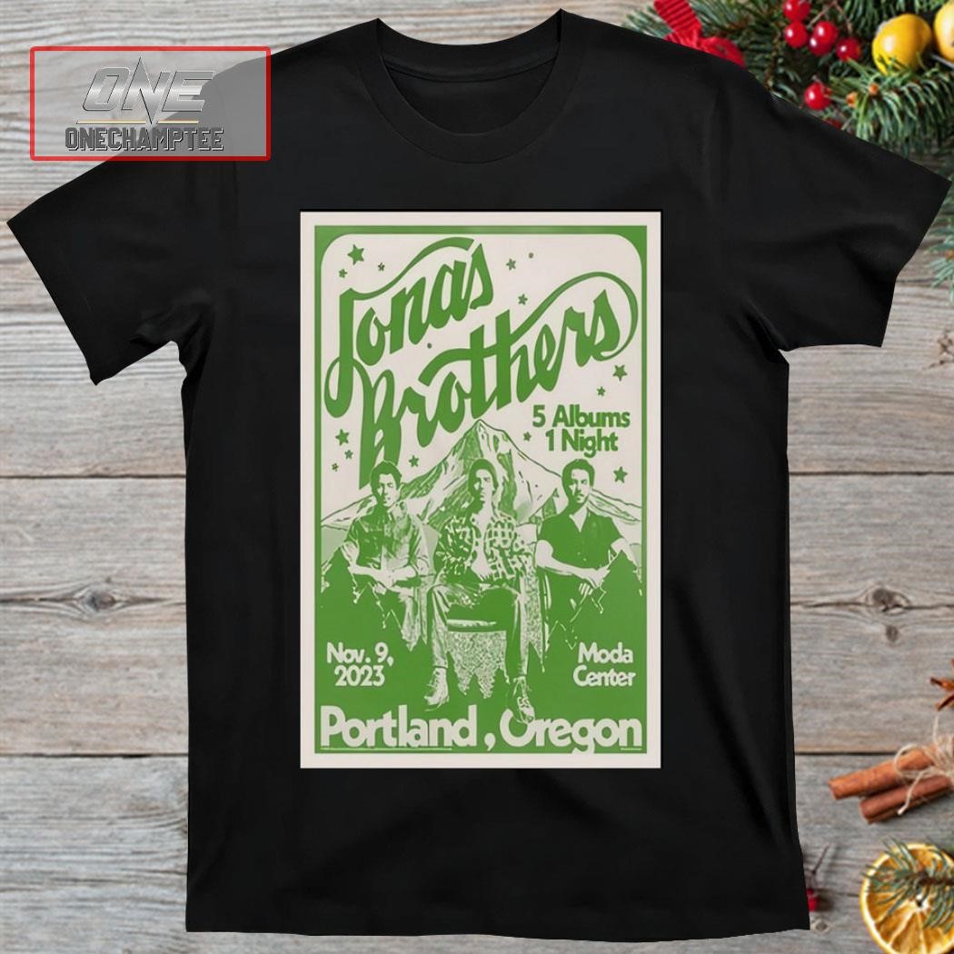 November 9, 2023 Moda Center, Portland, OR Jonas Brothers Poster Shirt