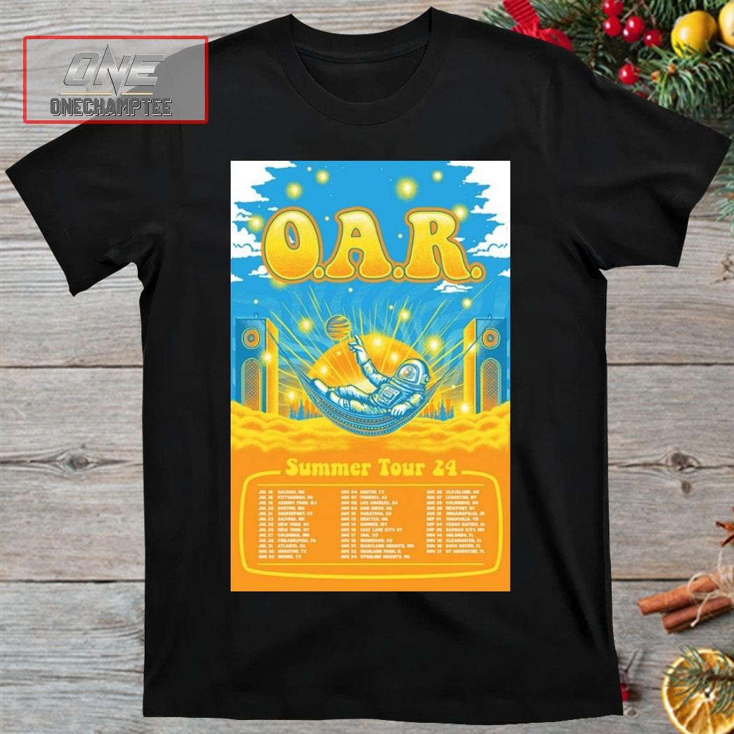 O.A.R. Announces Summer 2024 Tour Poster Shirt
