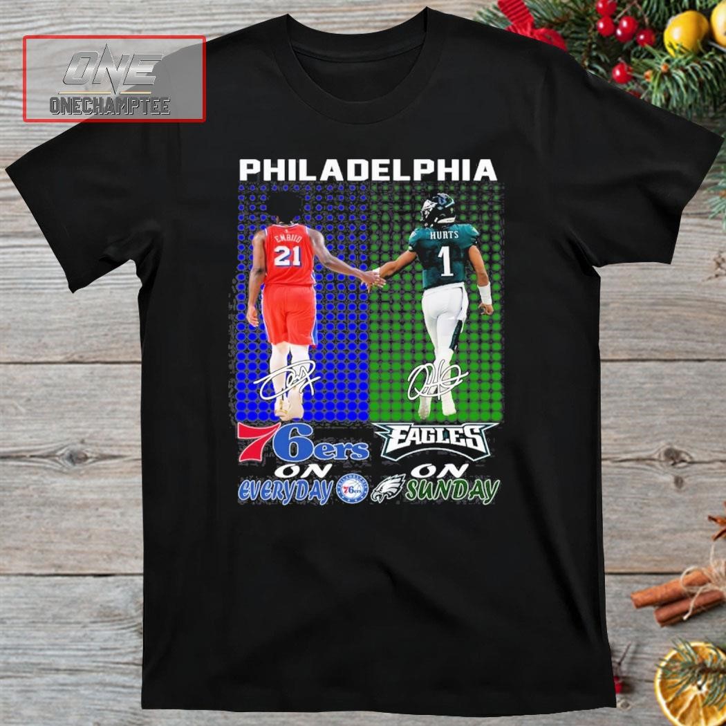 Philadelphia 76ers On Everyday Philadelphia On Sunday Shirt