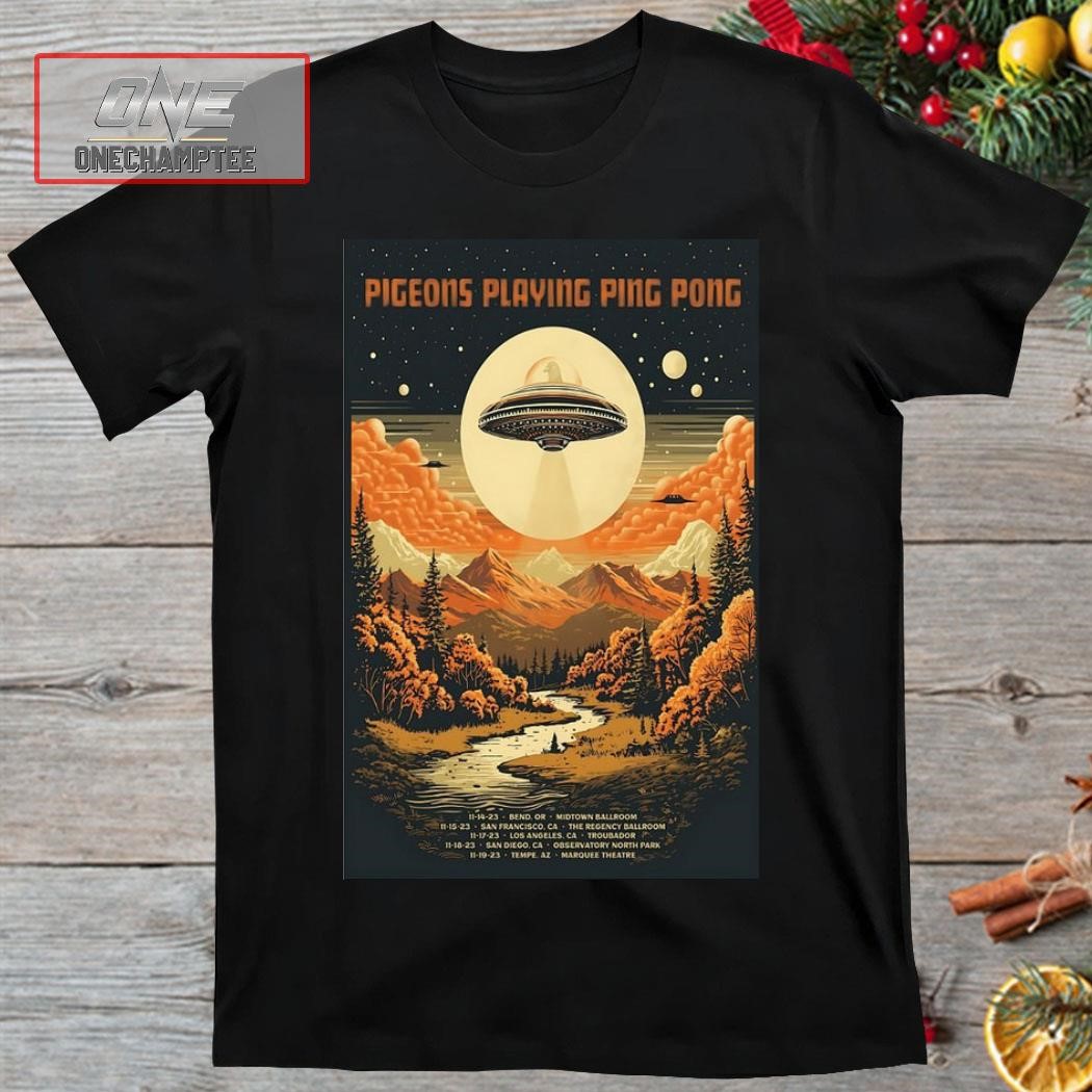 Pigeons Playing Ping Pong Nov 19, 2023 Tempe, AZ Poster Shirt