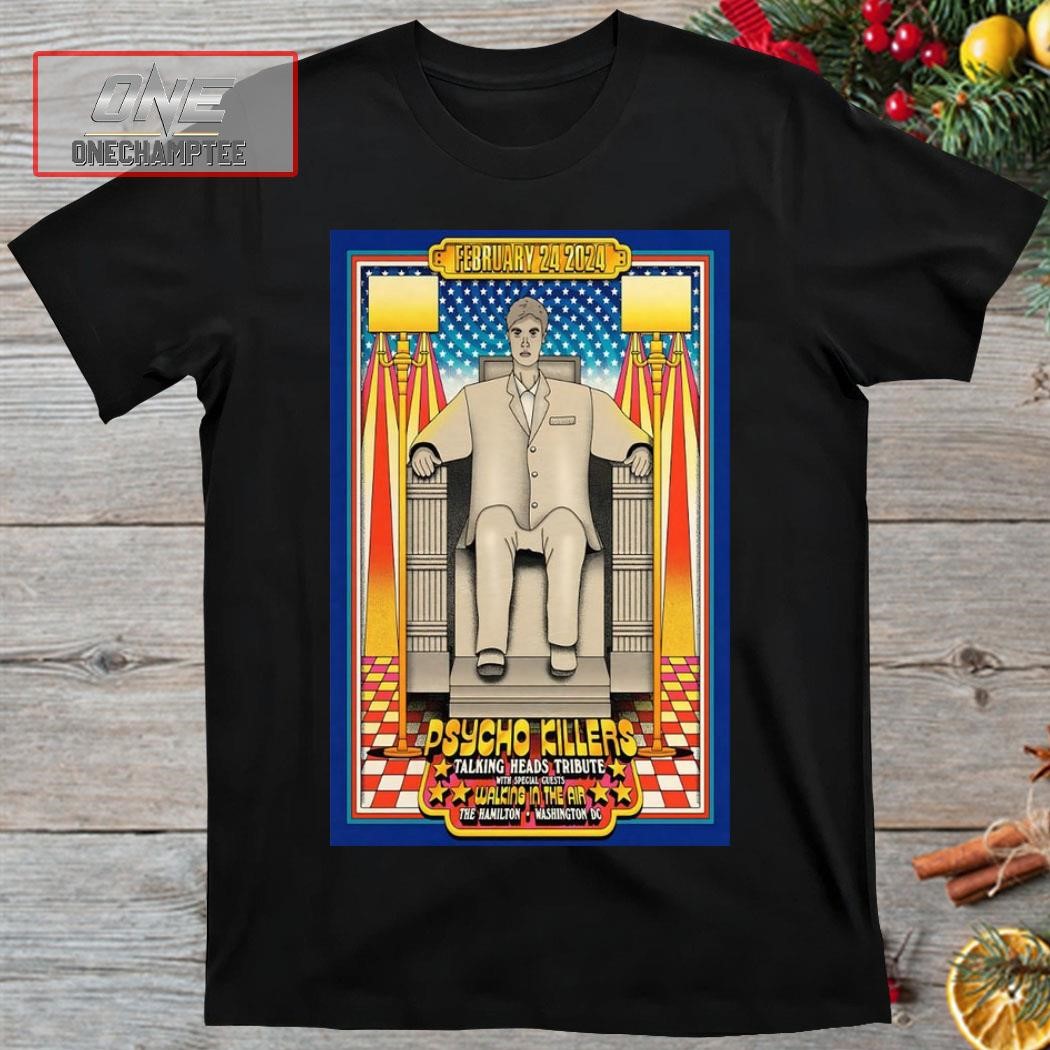 Psycho Killers Band Walking In The Air Washington, DC Event 2024 Poster Shirt