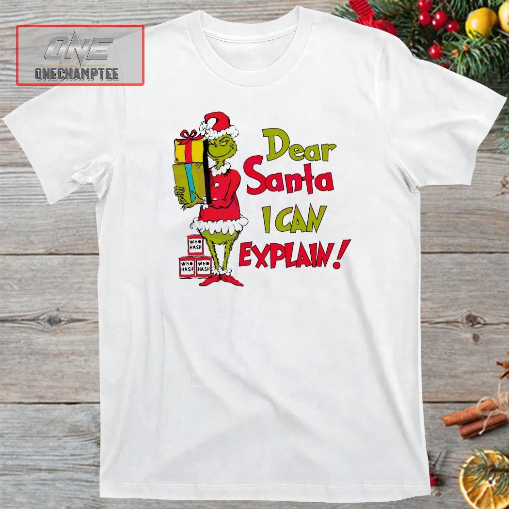 Retro Dear Santa I Can Explain Shirt