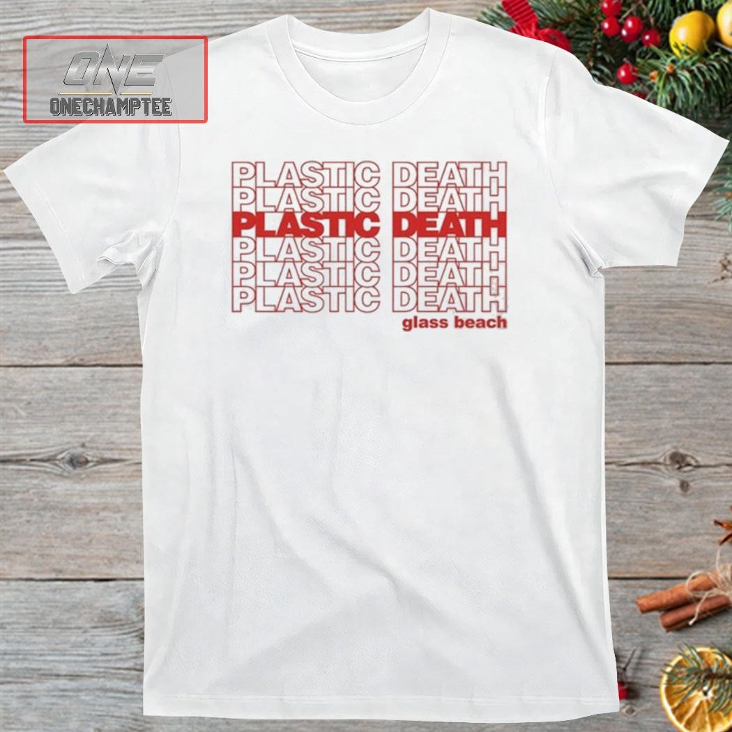 Runforcoverrecords Glass Beach Plastic Death Ringer Shirt