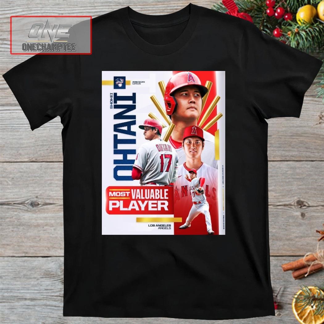 Shohei Ohtani Is The 2023 American League Most Valuable Player Home Decor Poster Shirt