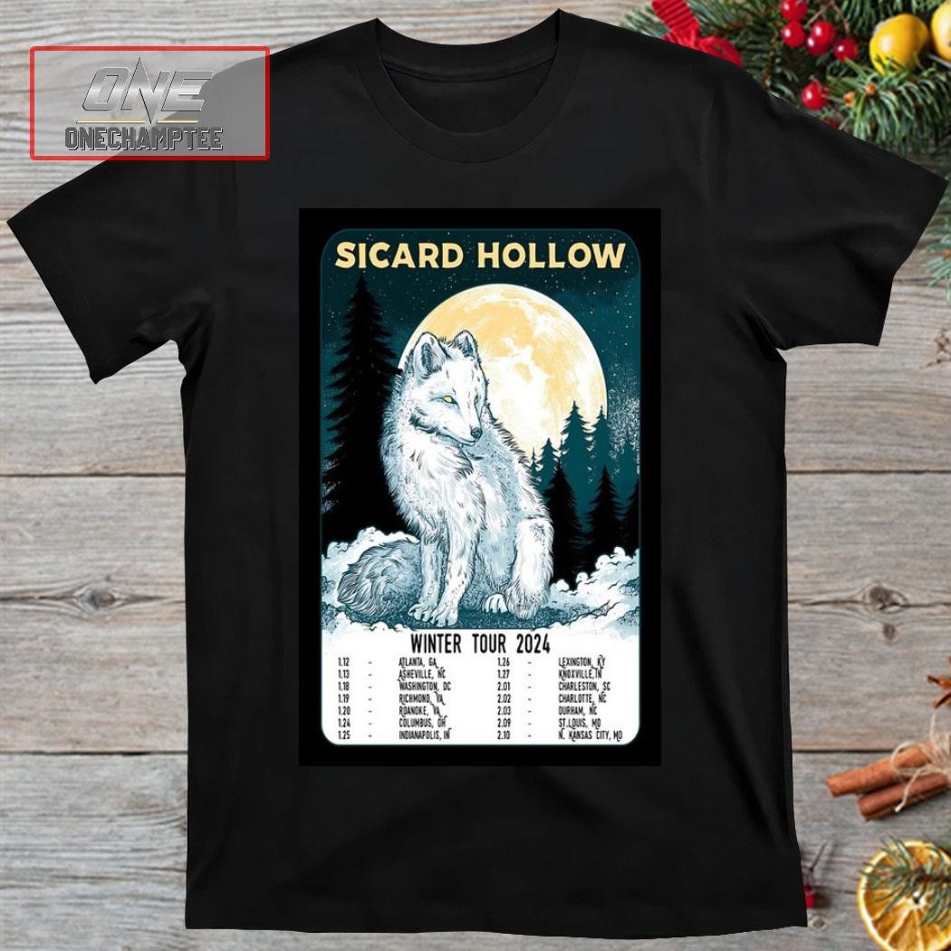 Sicard Hollow 2024 Winter Tour Poster Shirt