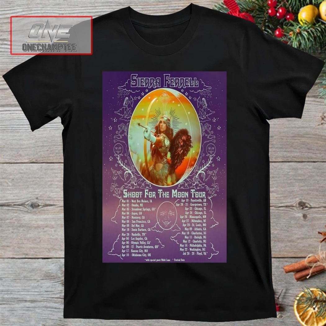 Sierra Ferrell Shoot For The moon Tour 2024 Limited Poster Shirt