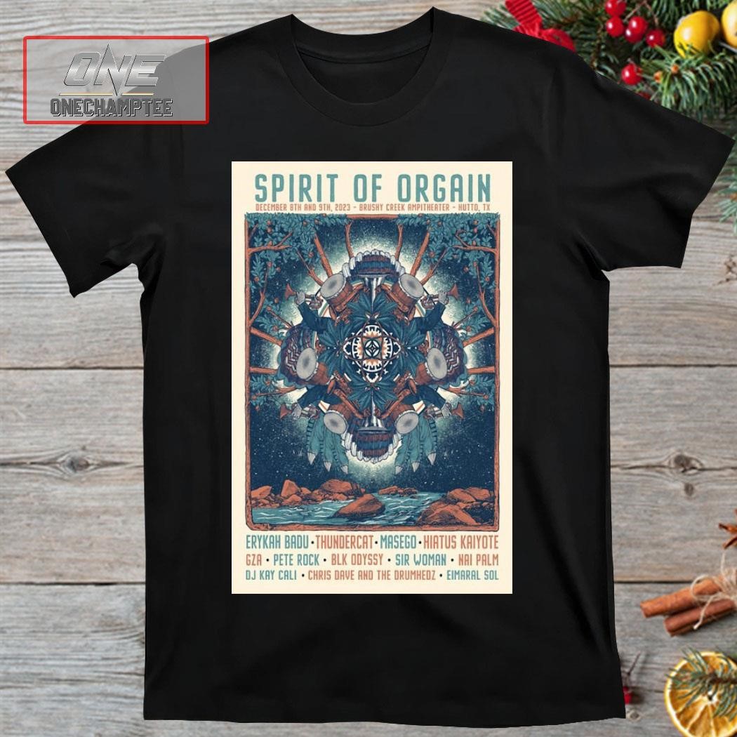 Spirit of Orgain Hutto, TX Event 2023 Poster Shirt