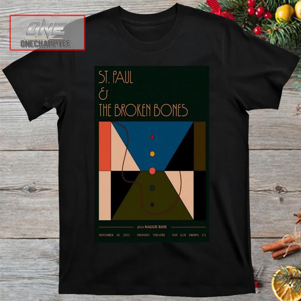 St. Paul & The Broken Bones November 10, 2023 San Luis Obispo, CA Poster Shirt