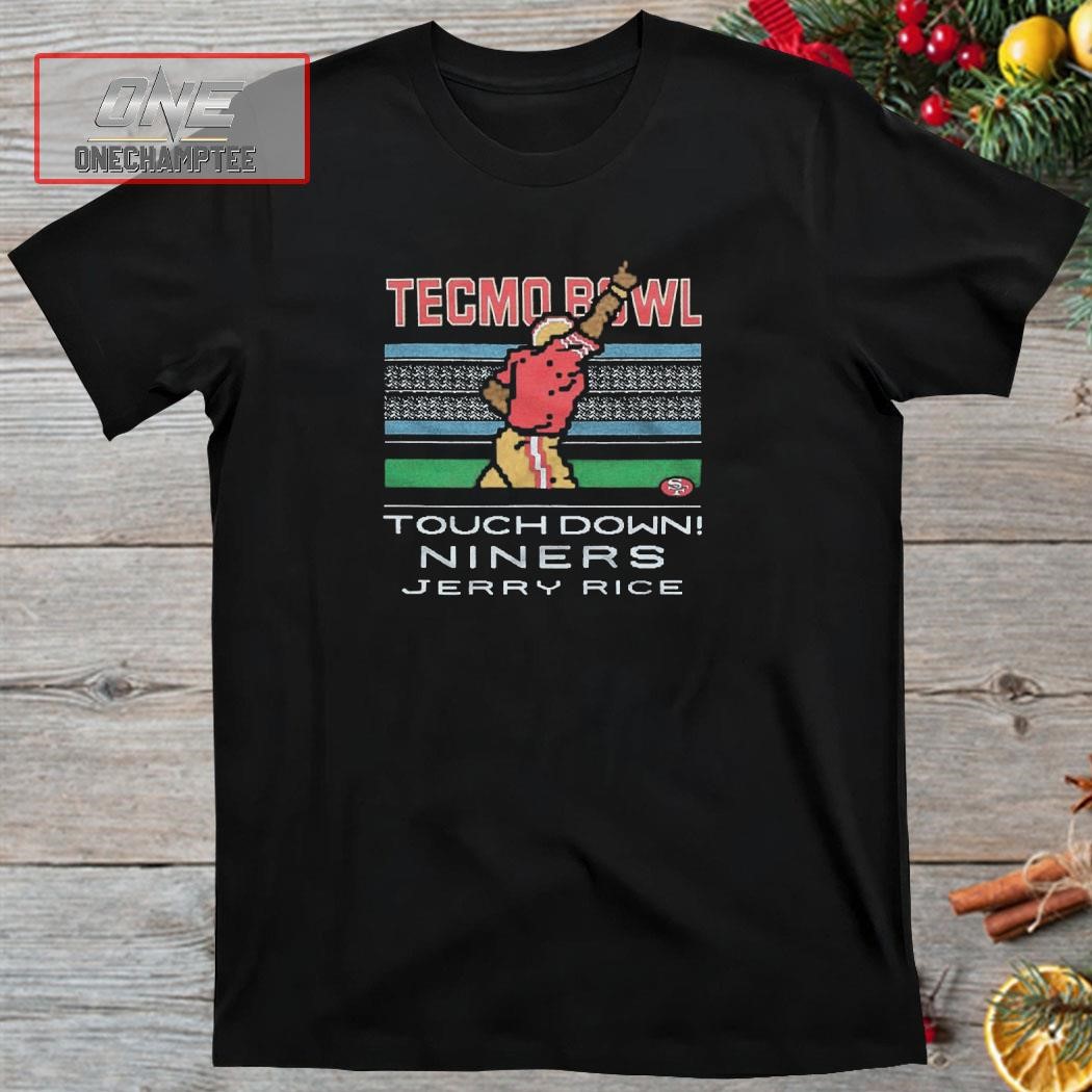 Tecmo Bowl Niners Jerry Rice Shirt