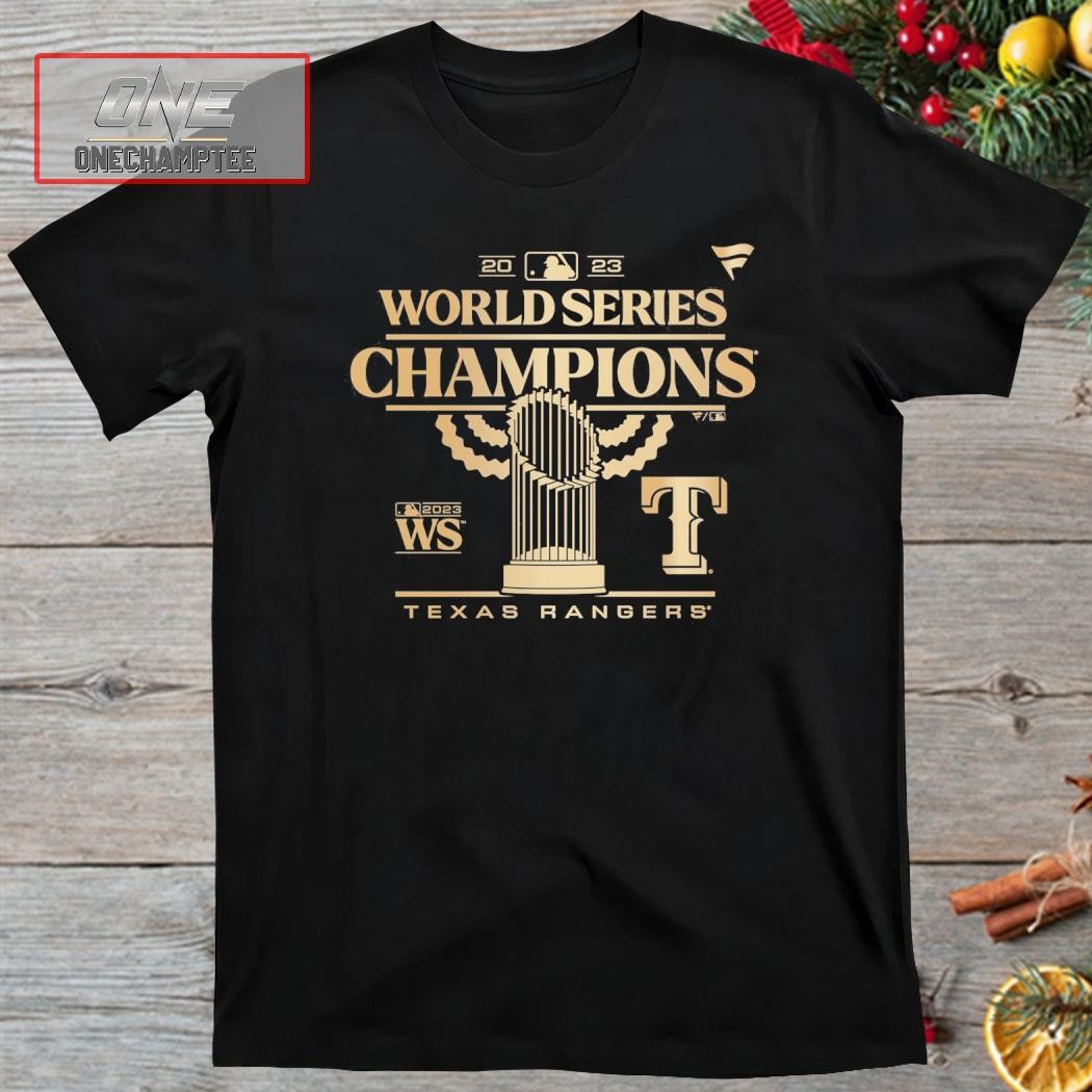 Texas Rangers Fanatics Branded 2023 World Series Champions Parade Shirt
