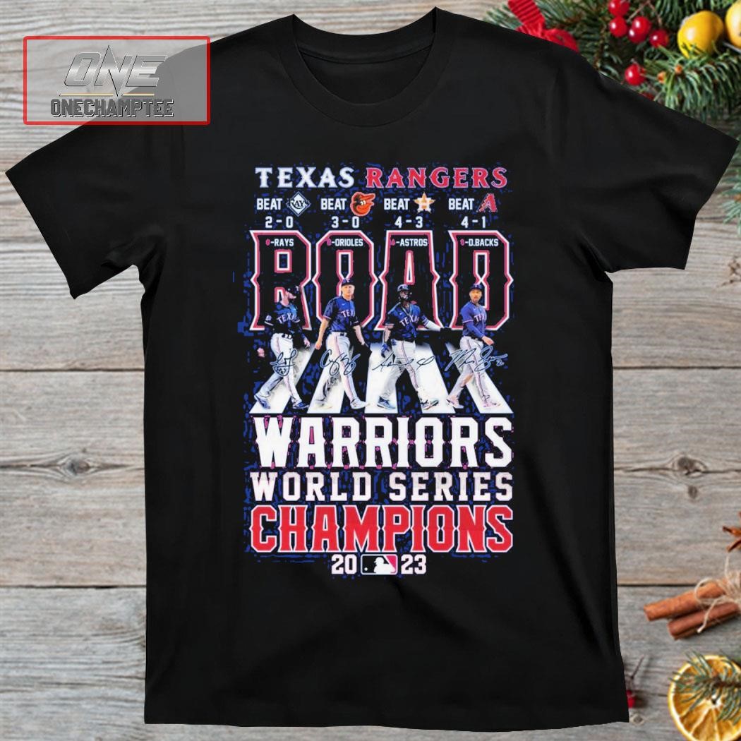 Texas Rangers Warriors World Series Champions 2023 Shirt