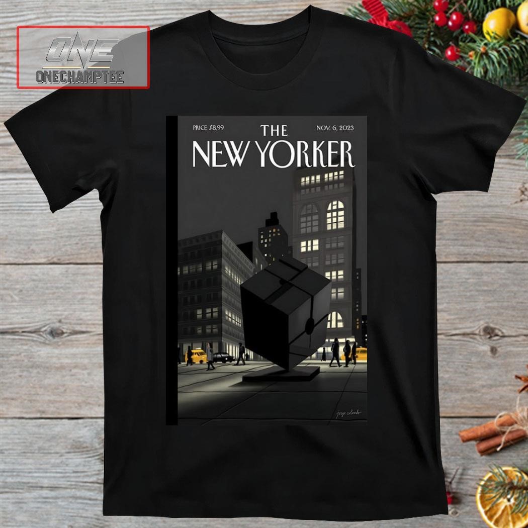 The New Yorker Nov 6, 2023 Manhattan Bridge by Jorge Colombo Poster Shirt