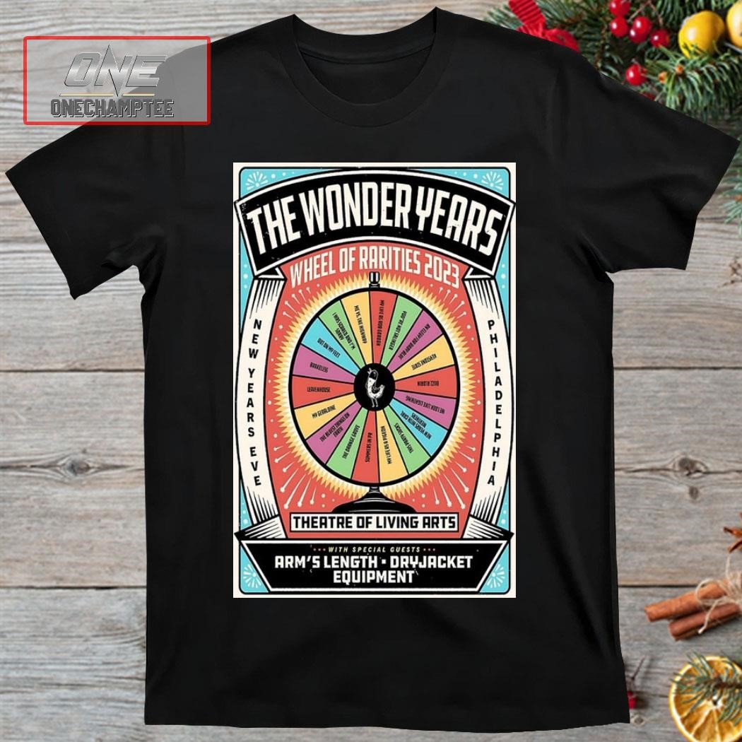 The Wonder Years Wheel Of Rarities 2023 Poster Shirt
