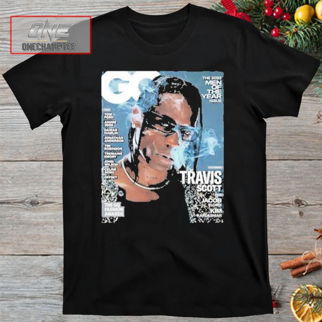Travis Scott On The Cover Of GQ’s 2023 Man Of The Year Issue Shirt