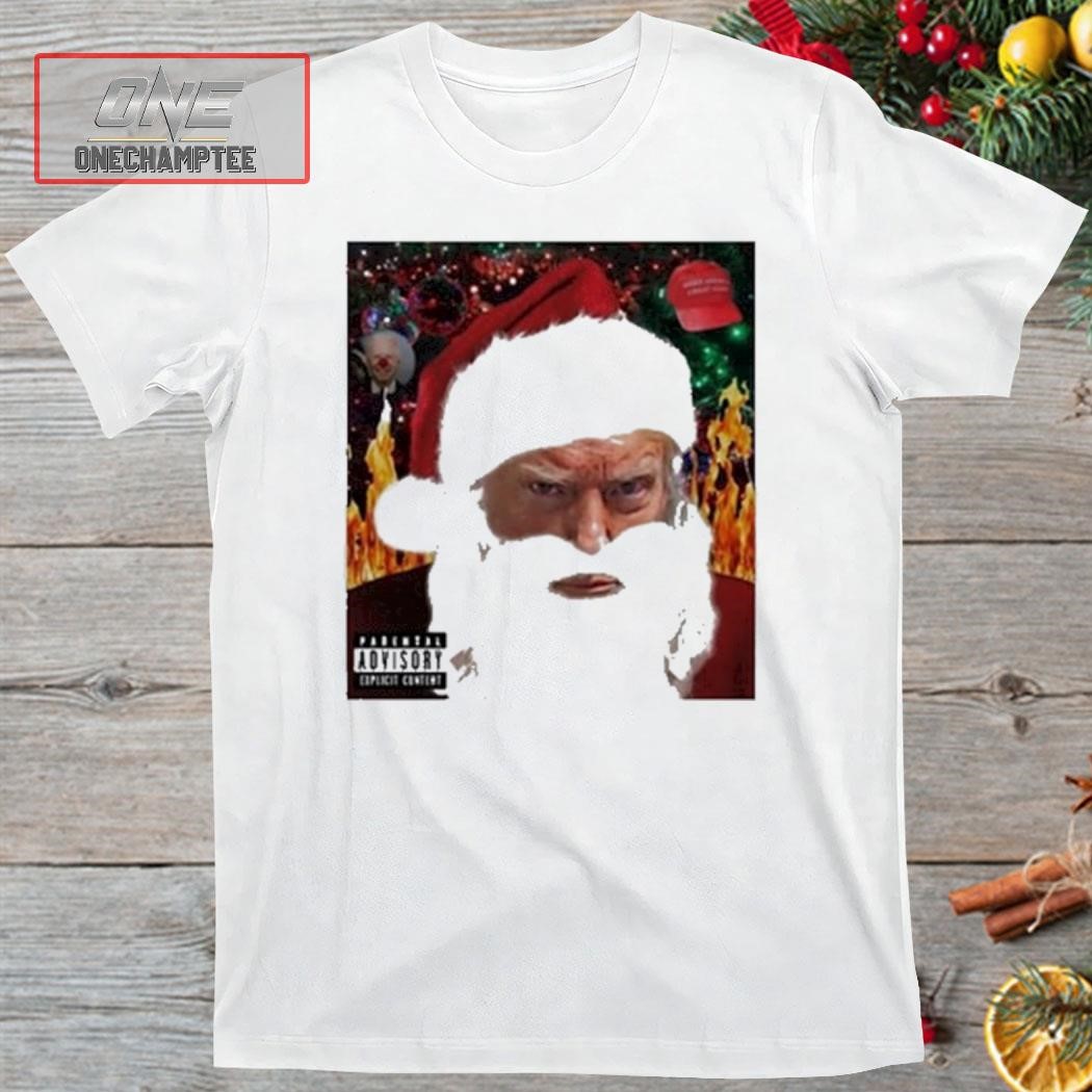 Trump Santa Mugshot Tacky Christmas Shirt