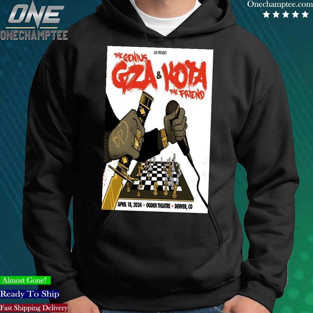 GZA Kota the Friend at Ogden Theatre April 18 2024 Poster Shirt