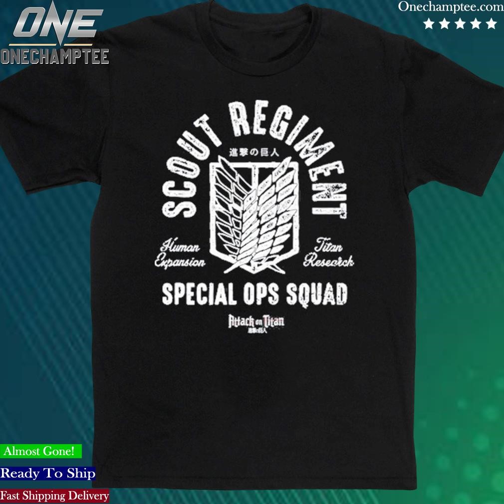 Kevin Wearing Scout Regiment Special Ops Squad Shirt