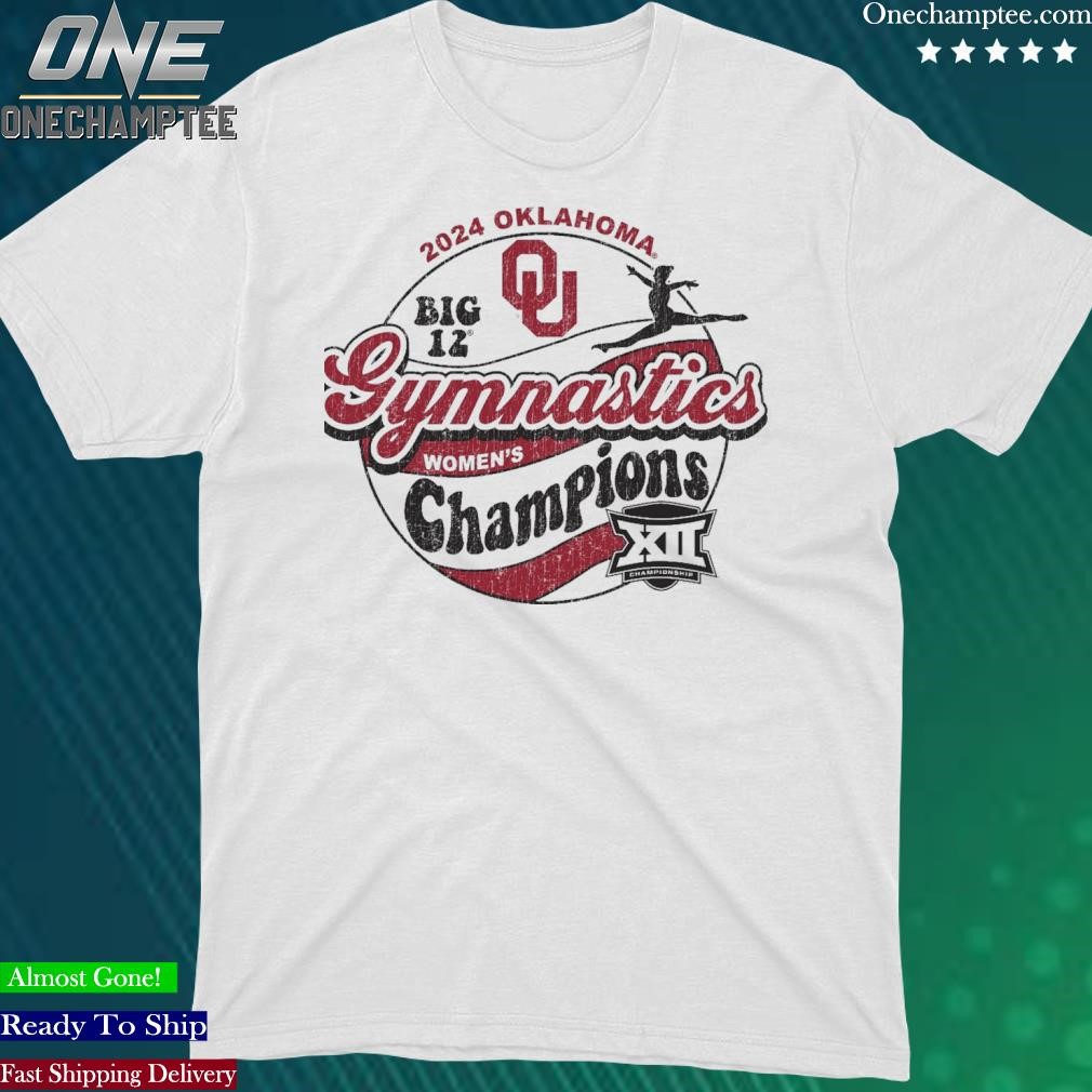 Oklahoma Sooners 2024 Big 12 Women's Gymnastics Champions T-Shirt