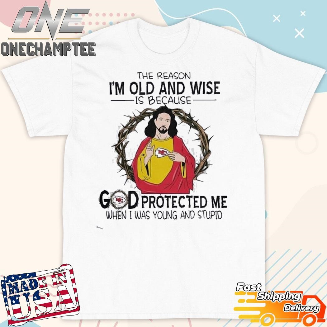 Kansas City Chiefs God Protected Me When I Was Young And Stupid T-Shirt