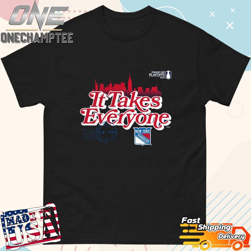 New York Rangers 2024 Stanley Cup Playoffs Slogan T-Shirt