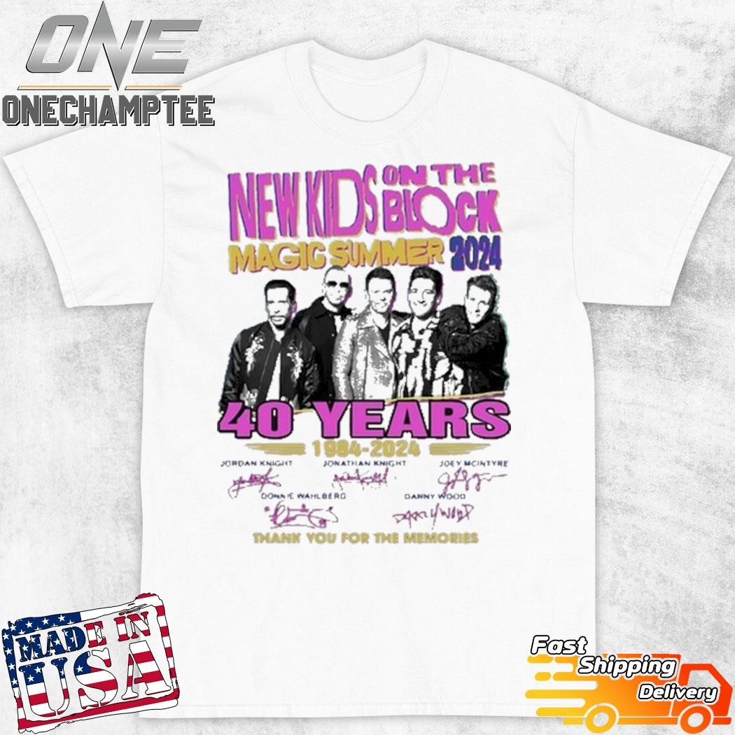 New Kids On The Blocks The Magic Summer Tour Shirt