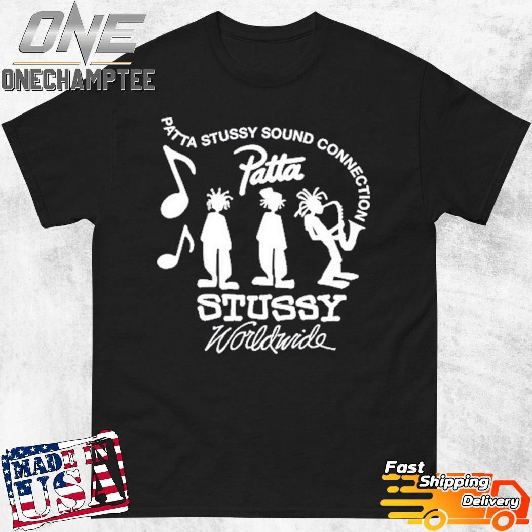 Patta Stussy Sound Connection Stussy World Wide T-Shirt