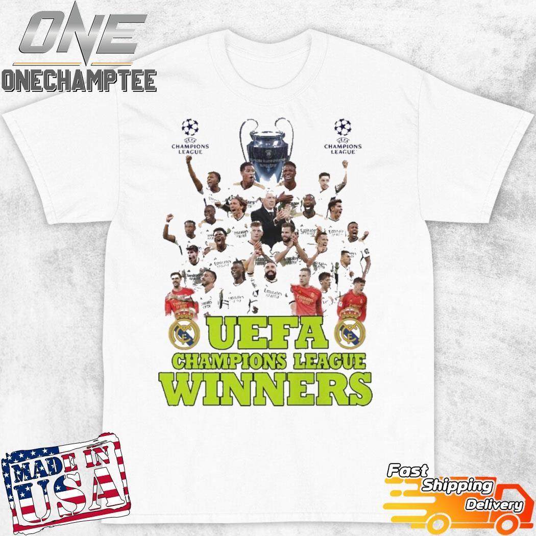 Real Madrid UEFA Champions League Winners T-Shirt