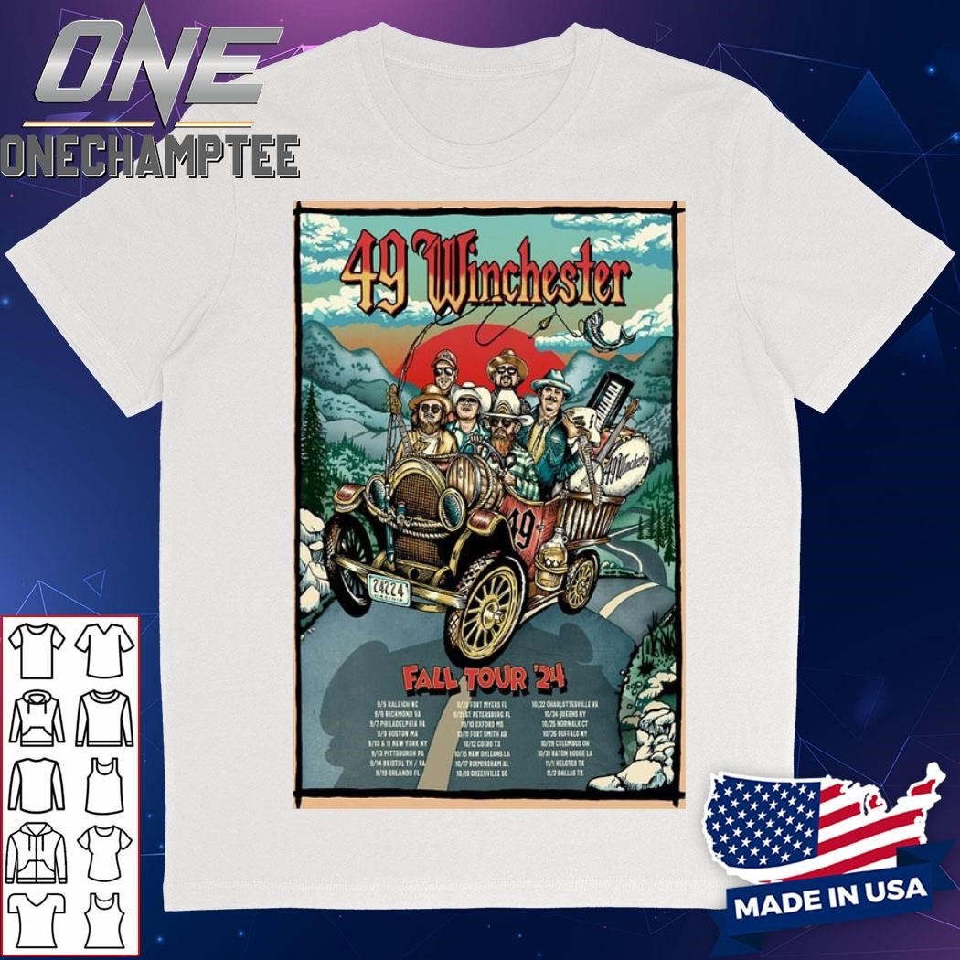 49 Winchester Hillbilly Happy Fall 2024 Tour Poster Shirt