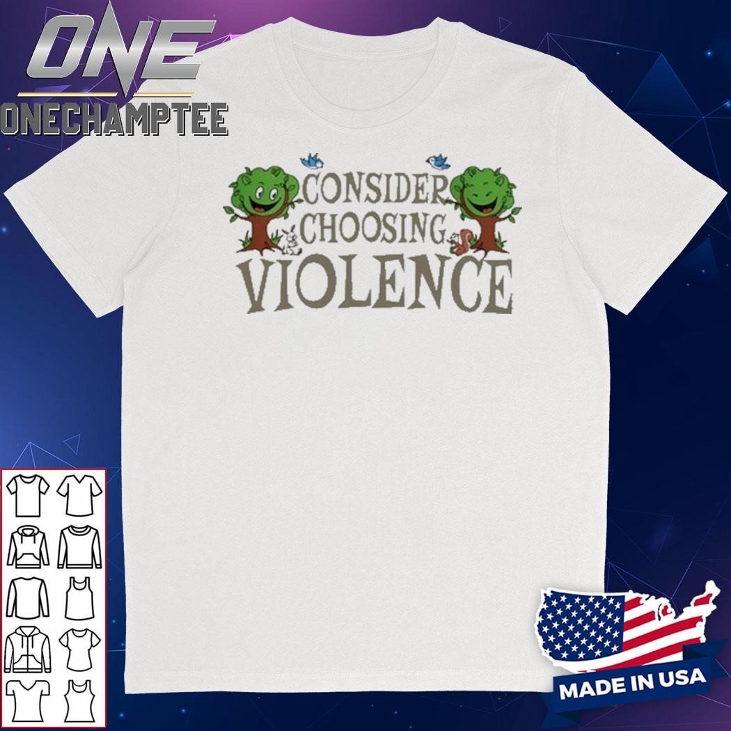 Adrianne Curry Consider Choosing Violence Shirt