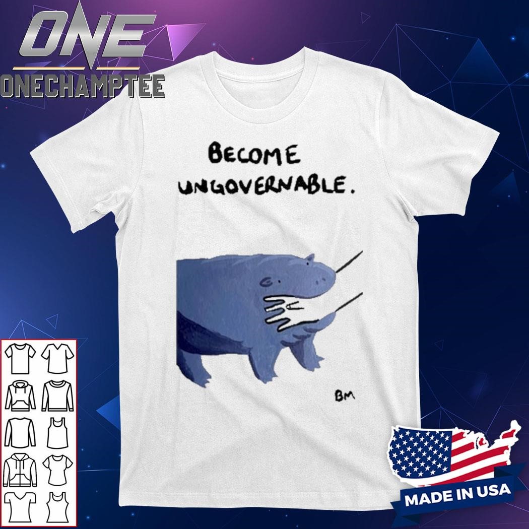 Badly Drawn Bears Become Ungovernable Moo Deng Shirt