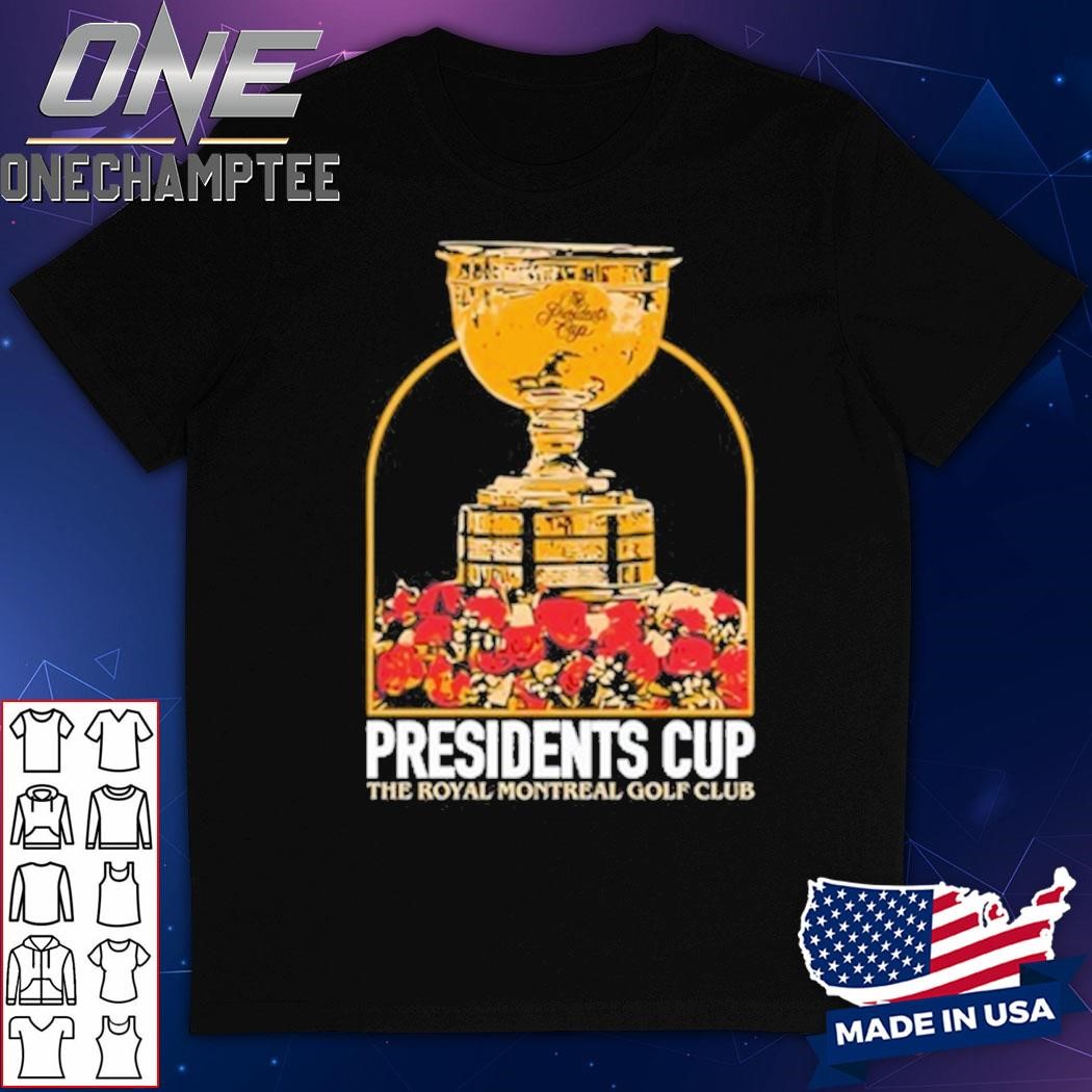 Barstool Golf X Presidents Cup Trophy & Flowers Shirt