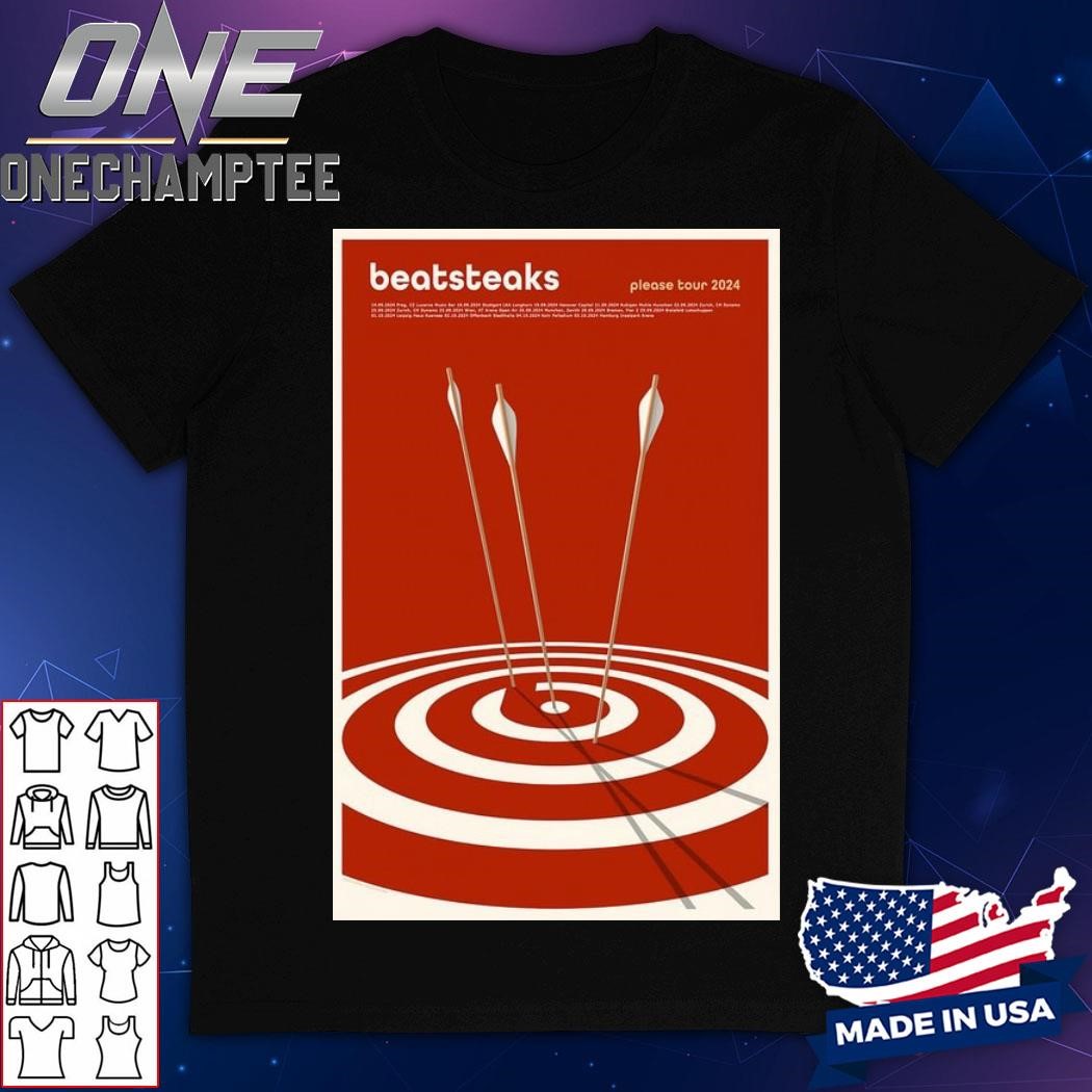 Beatsteaks Please Tour 2024 Poster Shirt