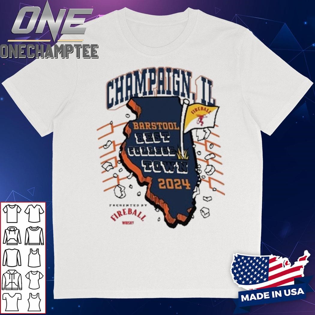 Best College Town Champaign Shirt